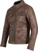 John Doe Drifter Motorrad Lederjacke, braun, XL Produktbild-Vorschau 1