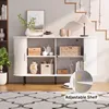 Meuble TV BEALIFE, 130x40x75 cm, avec 2 volets roulants | Voir les images du produit 7
