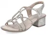 Rieker Damen Sandalette elegant mit Strass und Perlenbesatz Produktbild-Vorschau 3