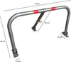 2er Set Parksperre Klappbar 44cm Stahl Parkplatzsperre Grau Produktbild-Vorschau 4