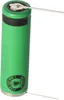 A single battery with two metal leads. Produktbild-Vorschau