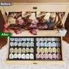Uniqoos® Set di 4 organizer per calze – organizer Anteprima dell’immagine prodotto 2