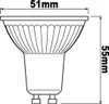 OSRAM LED Base PAR16, culot : GU10, non dimmable, blanc Voir les images du produit 6