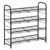 SONGMICS Schuhregal 4 Ablagen stapelbarer Schuh-Organizer Produktbild-Vorschau 6