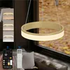 doporro Moderne LED Pendelleuchte – 60cm Dimmbare Produktbild-Vorschau 1