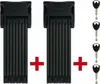 ABUS Faltschloss Bordo 6000K mit SH-Schlosshalter - 2er Set Produktbild-Vorschau 5