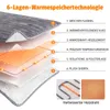 ZMH Elektrische Heizdecke 200x180cm Dunkelgrau Produktbild-Vorschau 2