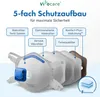 Vitocare FFP3 Maske mit Ventil | Atemschutzmaske CE | 20 Produktbild-Vorschau 3