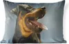MuchoWow® Outdoor Kissen - Rottweiler mit Zunge aus dem Produktbild-Vorschau 1