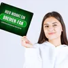 Metallschild XL mit Spruch: Hier wohnt ein Bremen-Fan Produktbild-Vorschau 3