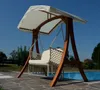 Design Hollywood Schaukel mit Sitzbank Waikiki aus Holz Produktbild-Vorschau 4