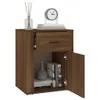 The Living Store Nachttisch Braun Eichen-Optik 50x36x60 cm Produktbild-Vorschau 5