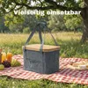 2-in-1 Picknicktasche mit Kühltasche & Bambusdeckel, ca. Produktbild-Vorschau 9