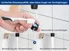 Cecipa Küchenarmatur Schwarz 7-Form, Wasserhahn Küche 360° Produktbild-Vorschau 8