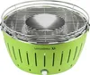 A green charcoal grill on a white background. Náhled obrázku produktu
