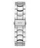 A close-up view of a silver watch band with the Guess logo on the clasp. Náhľad obrázku produktu