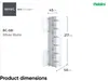 MEBLINI Schrank für Schrankbett Bed Concept - Hochschrank Produktbild-Vorschau 7