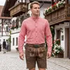 Trachtenhemd mit Stehkragen für Trachtenlederhosen kariert, Produktbild-Vorschau 9