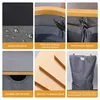 A collage of close-up images showcasing different features and materials of a laundry hamper. Produktbild-Vorschau