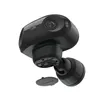 A black Reolink Argus 4 Pro security camera is shown against a white background. The camera is mounted on a swivel base, and a small cover for the microSD card slot is detached and lying nearby. Produktbild-Vorschau