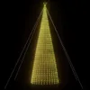 vidaXL Sapin de Noël LED 1544 LED blanc chaud 500 cm Voir les images du produit 12
