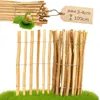 PINEEA Staketenzaun aus Haselnuss 100 cm Hoch – 5m Langer Produktbild-Vorschau 1