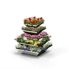 Hochbeet "HighBeet Rock" 5 Ebenen aus verzinktem Blech Produktbild-Vorschau 3