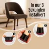 24 Stück Stuhlbeinschoner Silikon mit Filz – Bodenschutz Produktbild-Vorschau 3