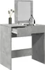 vidaXL Schminktisch mit Spiegel Betongrau 73x46,5x120 cm Produktbild-Vorschau 2