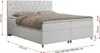 Boxspringbett 160x200 mit Bettkasten, Boxspringbett 160x200 Produktbild-Vorschau 6