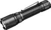 A black flashlight is shown against a white background. Produktbild-Vorschau