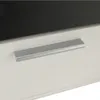 A close-up view of a white drawer with a silver handle. Náhled obrázku produktu