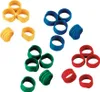 Spiralring KERBL Hühnerring, Fußring, Kunststoff, rot grün Produktbild-Vorschau 2