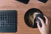 MuchoWow® Mauspad Mousepad Pferde - Halfter - Schwarz 20x20 Produktbild-Vorschau 4