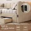 Flieks Polsterbett 90x200cm mit Ausziehbett, Schlafsofa Produktbild-Vorschau 7