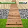 Holzpfad ausrollbar 250x43x2 cm rustikales Tannenholz Produktbild-Vorschau 6