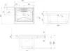 Mobile Lavatoio bianco Garden 60x50X85 PVC Anteprima dell’immagine prodotto 2