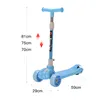 Kinderroller Dreirad-Balance-Roller mit LED-Beleuchtung für Produktbild-Vorschau 6