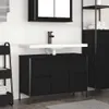 vidaXL Mobiletto con cassetti look rovere nero Anteprima dell’immagine prodotto 2