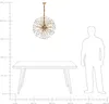 BELIANI Lustr mosazný kov sklo ⌀ 60 cm závěsná lampa Náhled obrázku produktu 9