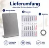 Tischkalender 2027 mit Metallaufsteller magnetisch Produktbild-Vorschau 3
