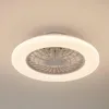 Lindby LED-Deckenventilator Vedin, weiß, DC, Ø 49 cm, CCT Produktbild-Vorschau 2