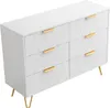 Cassettiera bianca con 6 cassetti, versatile credenza con Anteprima dell’immagine prodotto 7