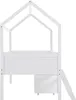 Merax kinderbed met hemelbed, 90x200 cm, met lades en Productafbeelding-voorbeeld 9