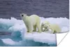 MuchoWow® Poster Eisbär - Kind - Eisberg 60x40 cm - Produktbild-Vorschau 1