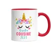 Große Cousine 2023 Tasse Rot Lieblingscousine Geschenkidee Produktbild-Vorschau 2