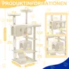 A diagram showing the dimensions of a cat tree. Náhľad obrázku produktu