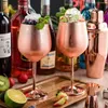 Nerezová sklenice na víno 550 ml, kreativní kovová Náhled obrázku produktu 2
