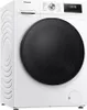 A white Hisense washing machine with a black door is shown in a studio setting. Anteprima dell’immagine prodotto