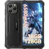 A Blackview BV5300 Plus outdoor smartphone is shown with marketing text overlayed on the screen. Produktbild-Vorschau